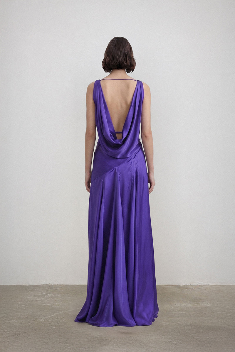 Deme By Gabriella Milan gown featuring elegant design, soft fabric, and stylish silhouette, perfect for formal occasions.