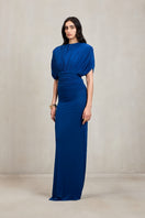 Deme By Gabriella Judy cobalt blue co-ord set featuring a matching top and pants, stylish and comfortable for casual wear.