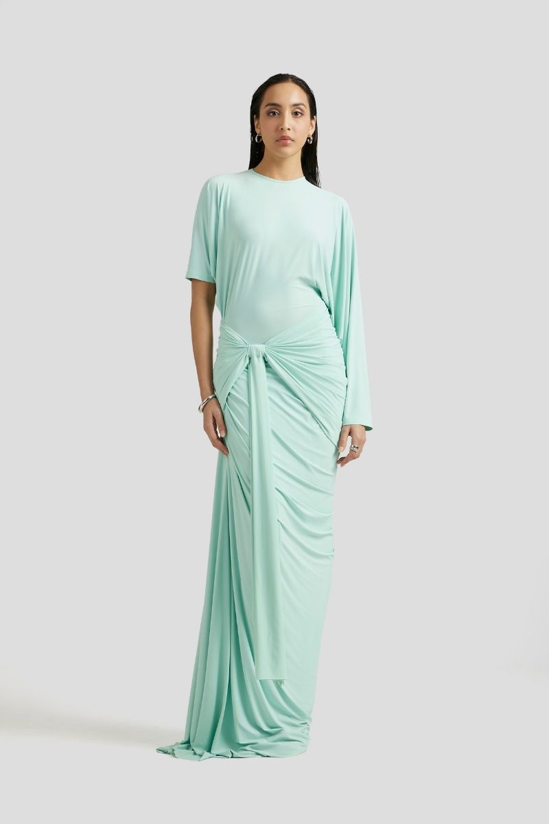 YETA MAXI DRESS IN MINT | CULT MIA | Deme By Gabriella YETA MAXI DRESS IN MINT | CULT MIA | Deme By Gabriella