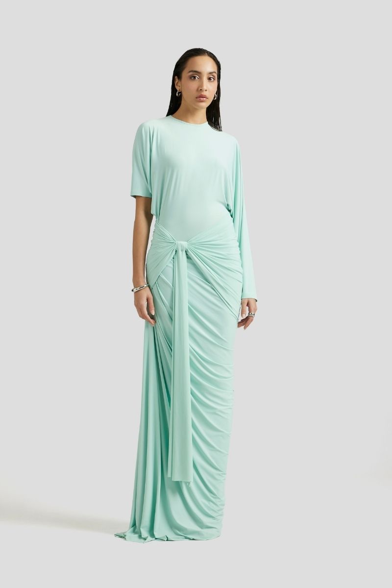 YETA MAXI DRESS IN MINT - CULT MIA
