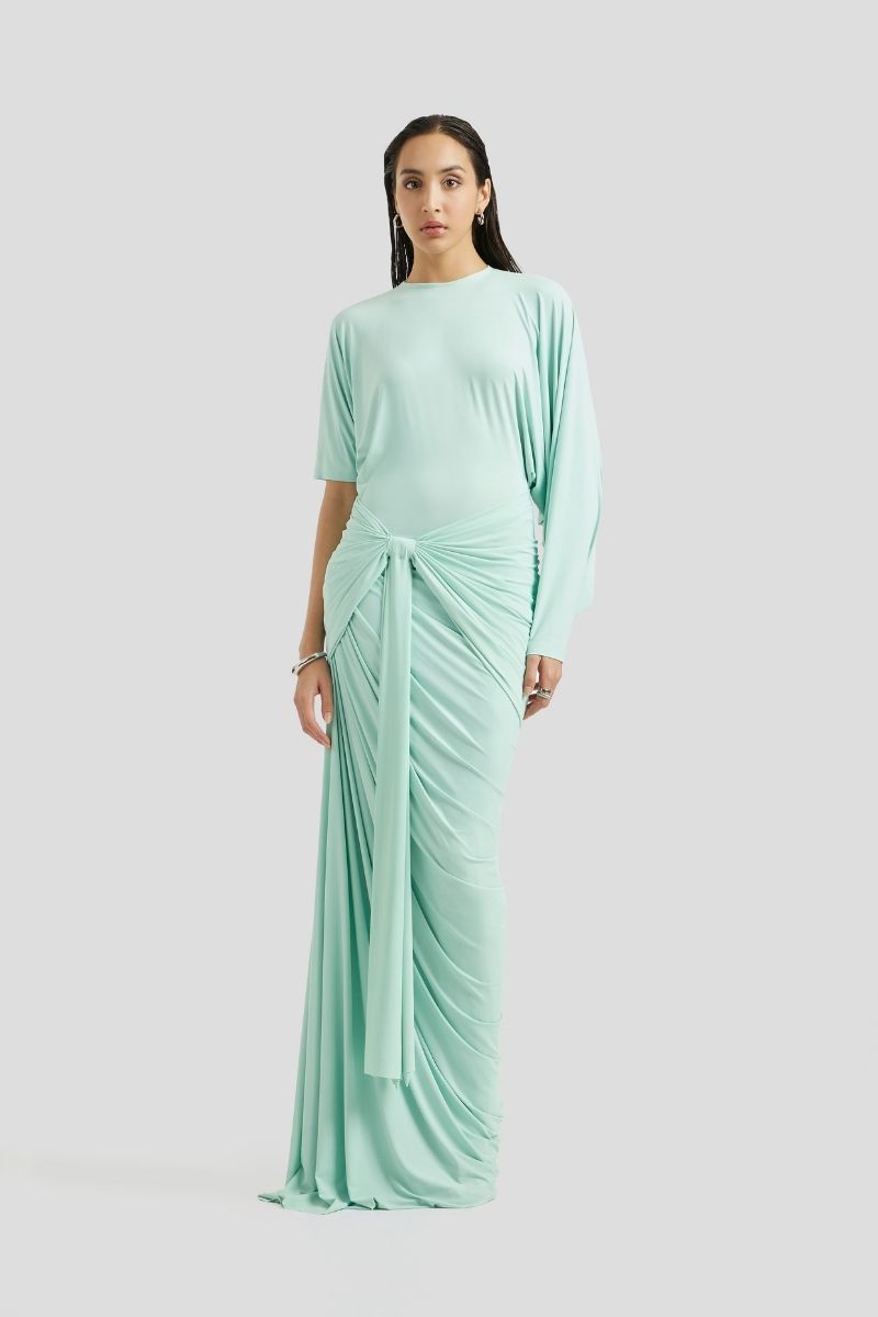 YETA MAXI DRESS IN MINT - CULT MIA