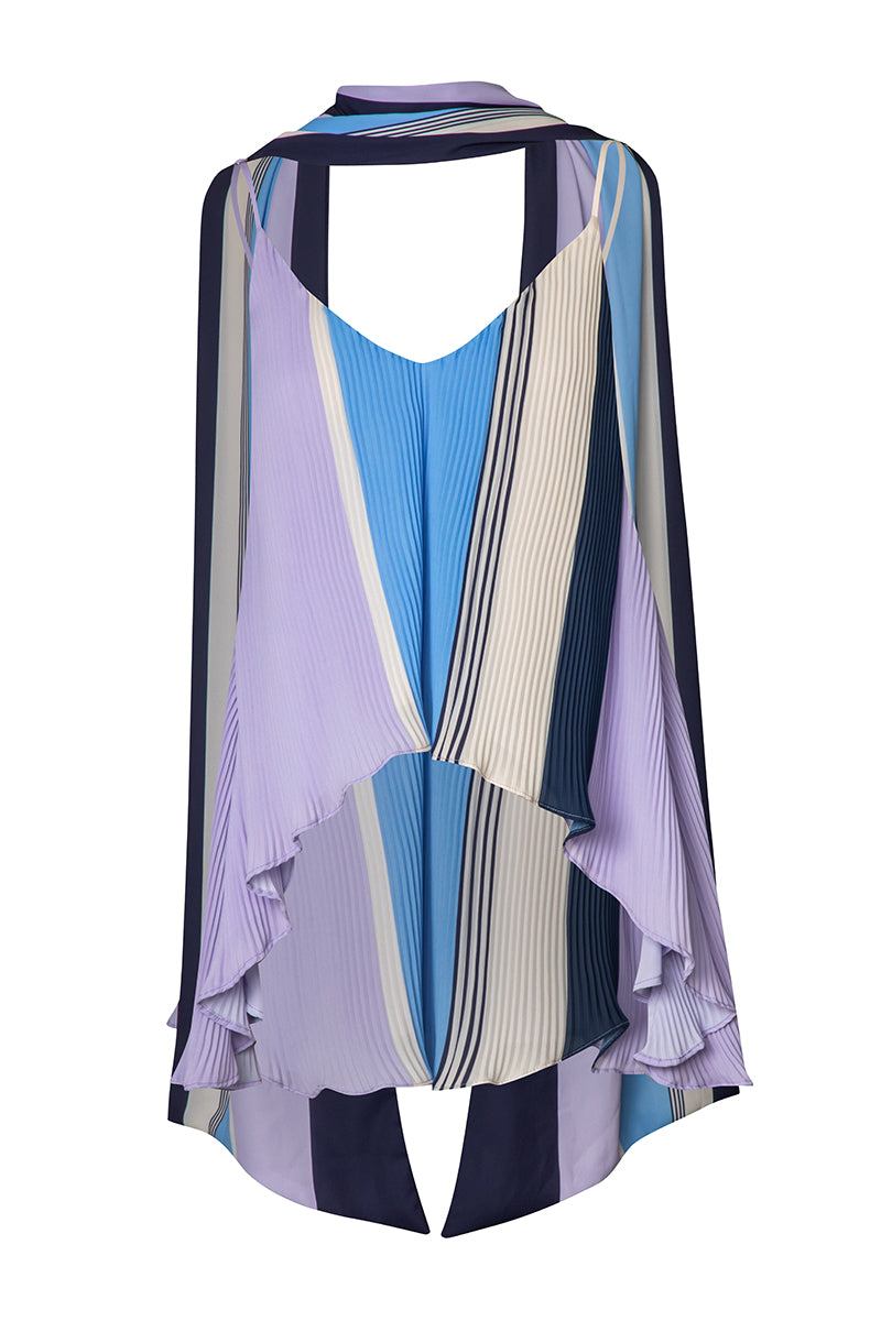 Baobab Danielle Top in Notte Lila, a stylish women's sleeveless top with vibrant purple color and relaxed fit.