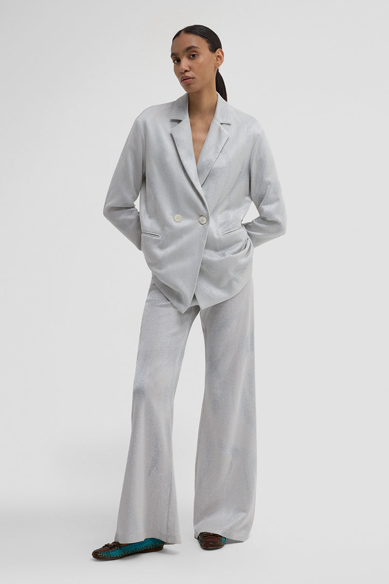 EASY PANT IN OFF WHITE SILVER