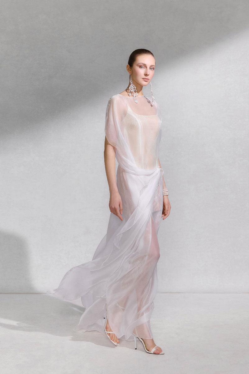 Arti Apparel Bellona Midi Dress in flowing fabric with a stylish silhouette, perfect for casual or semi-formal occasions.