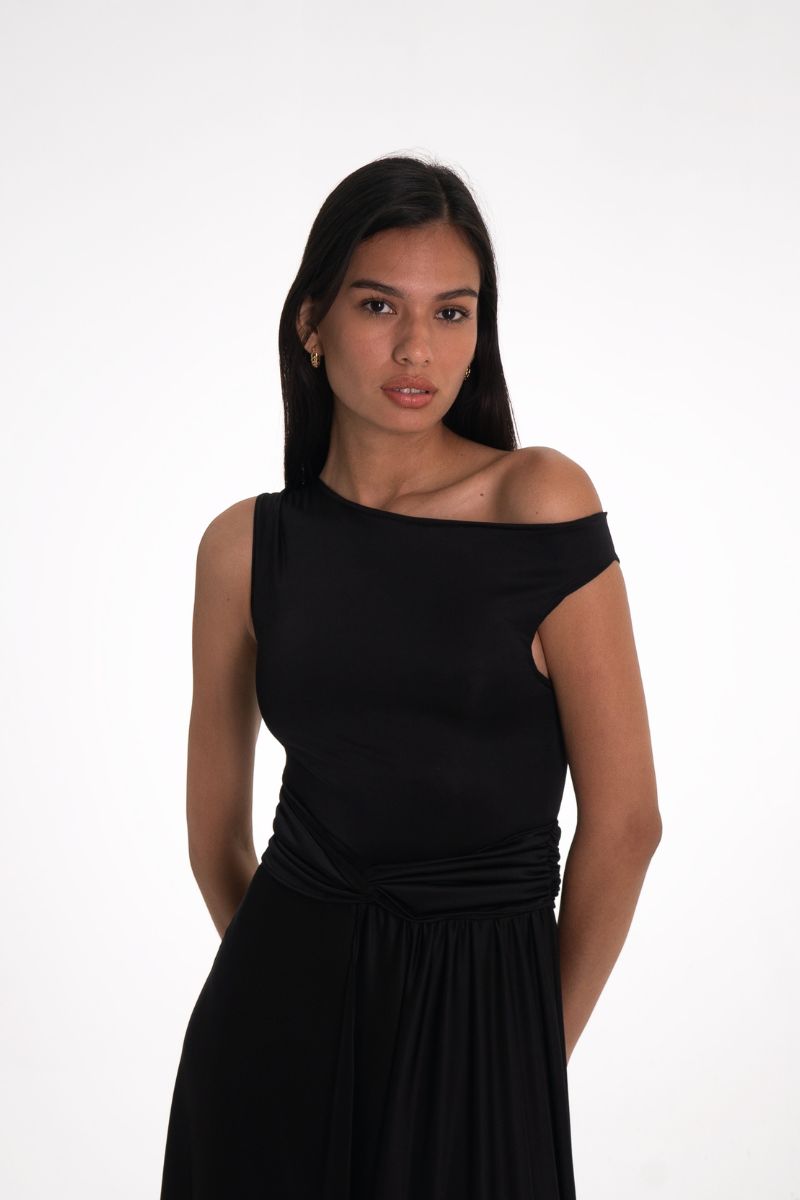 GENEVE BLACK DRESS - CULT MIA