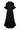 DRAPED MIDI DRESS IN BLACK