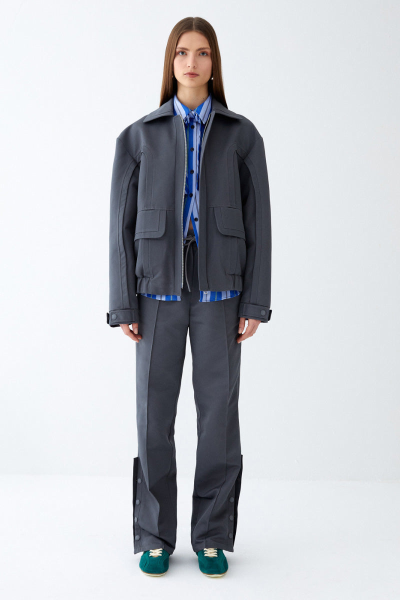 SWEAT PANTS IN GRAY - CULT MIA