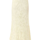 Light yellow Maxi Skirt from Summer Away's Evora collection, flowing fabric and elegant design perfect for summer wear.