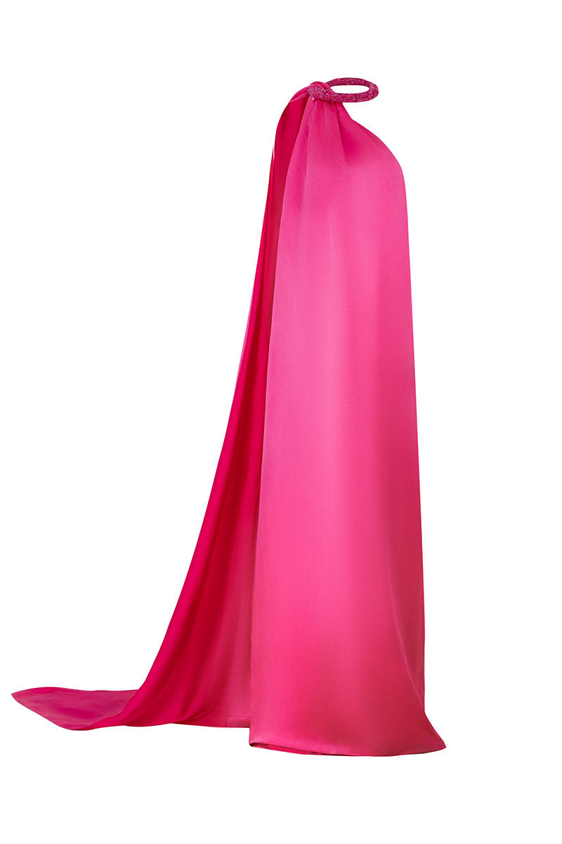 LUMINOUS HALTER DRESS