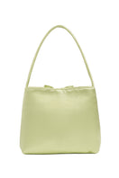 Mint ribbon bow top handle handbag by Chictopia with a stylish, feminine design and elegant bow detail.