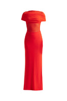 Deme By Gabriella Taylor Hibiscus Maxi Dress featuring vibrant floral print and flowing fabric.