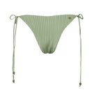 Baobab Kaia bikini bottom in jade green, featuring a stylish cut and smooth fabric, perfect for beachwear and swimwear fashion.