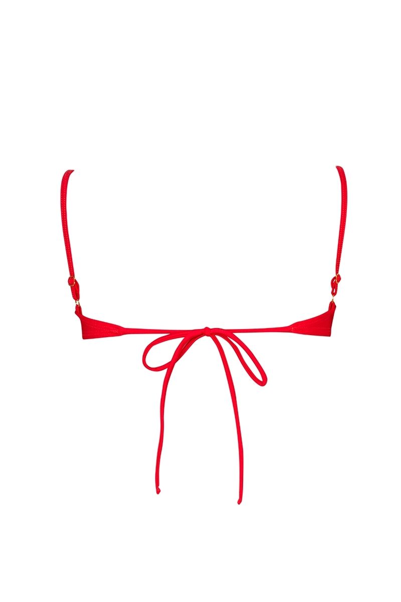 MON CHERRY TOP AND BANES BOTTOM BIKINI IN CHERRY - CULT MIA