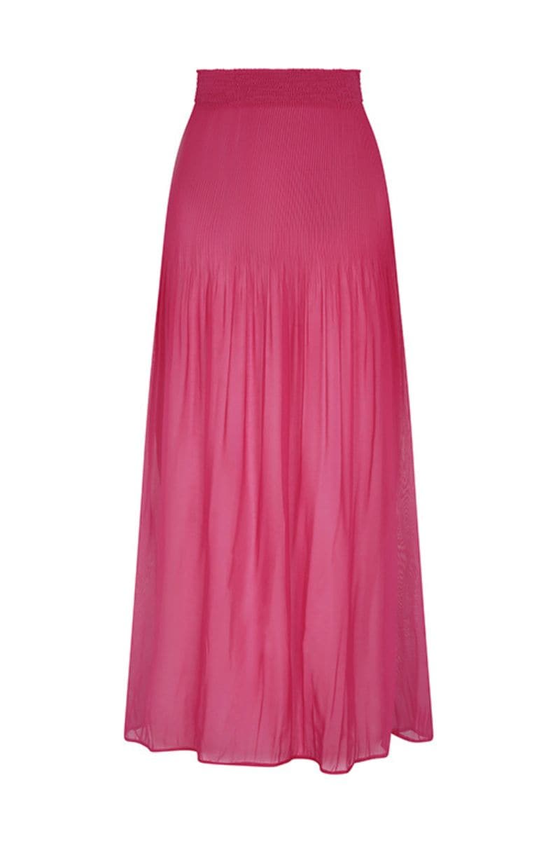 FUCHSIA MAXI SKIRT - CULT MIA