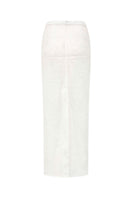 Arti Apparel Tulip Midi skirt in soft fabric, showcasing its elegant, flowy design and floral-inspired pattern.