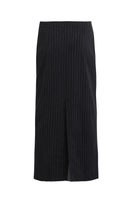 Summer Away Audrey midi skirt in vintage blue, featuring flowy fabric and a stylish knee-length design.