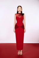 Elegant INSECTA gown by Do Long, featuring flowing fabric and intricate design details, perfect for formal occasions.