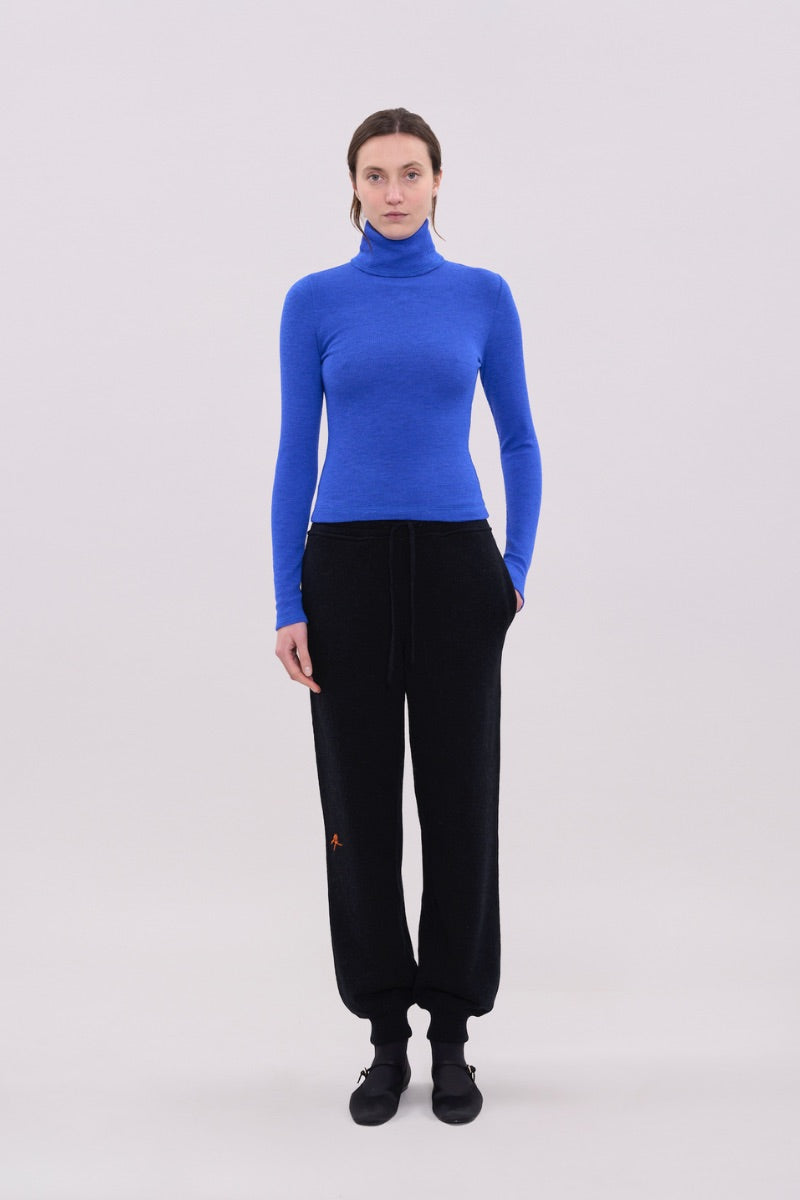 LONG SLEEVE TOP IN BLUE - CULT MIA