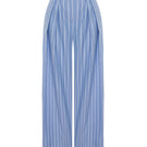 Blue Soul Pants by Acaria Studio featuring a relaxed fit and stylish design, shown on a model.