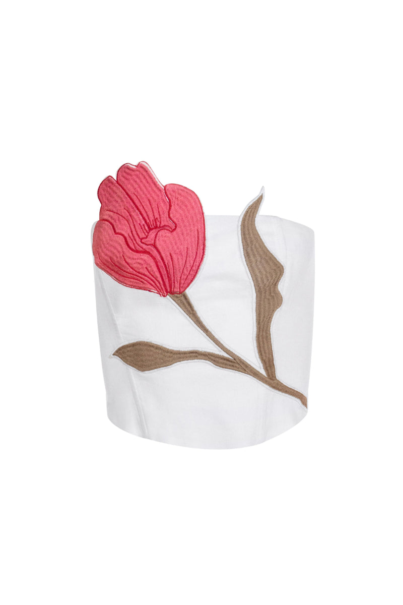 LOVELY TULIP PATCH TOP - CULT MIA