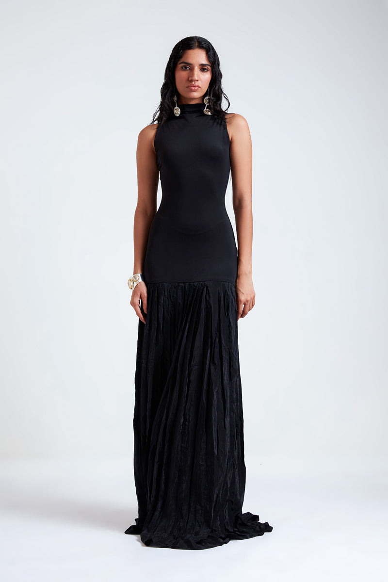 MATTIA BLACK MAXI DRESS - CULT MIA