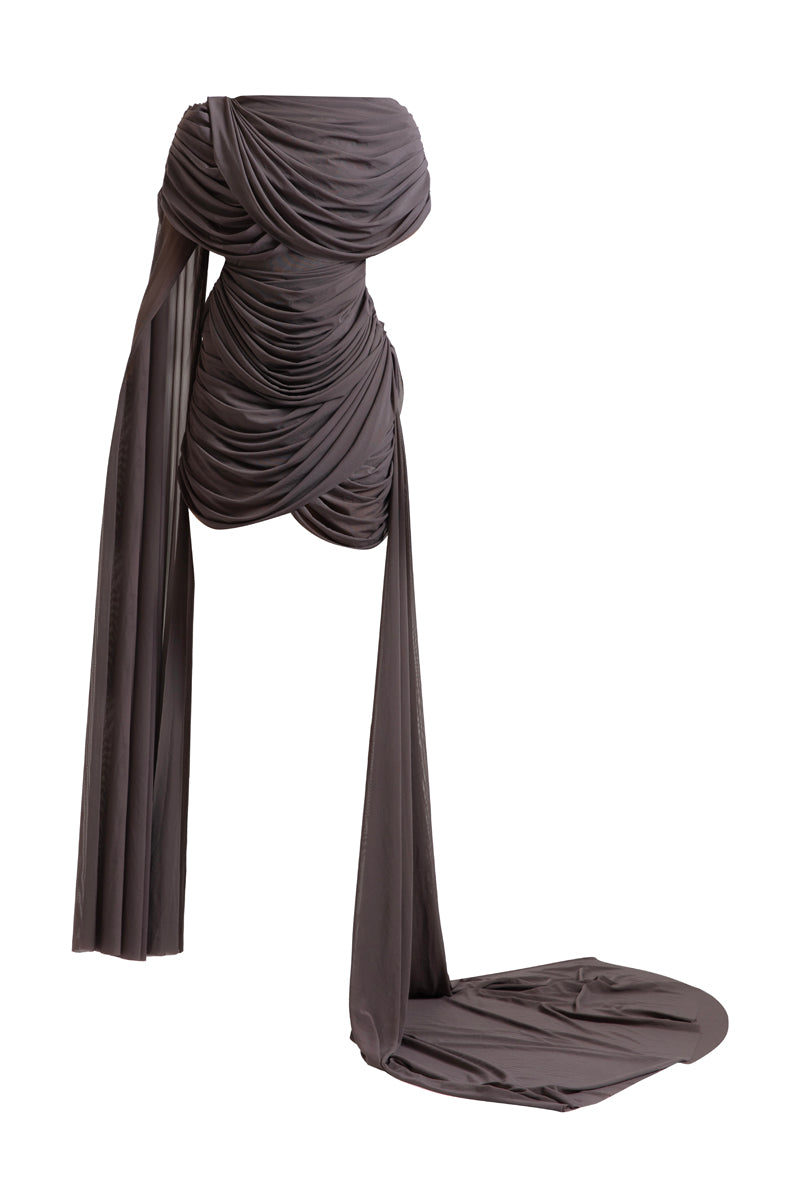 ELIANA PURPLE DOVE MINI DRESS - CULT MIA