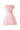 ROBE MINI ROSE EN SPANDEX À COL ROND