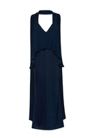Baobab Danielle maxi dress featuring a flowing fabric and elegant design, displayed on a hanger against a plain background.