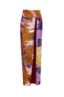Onalaja Sierra Maxi Skirt in flowing fabric, full-length design with a high waist and elegant drape, perfect for casual or dressy occasions.