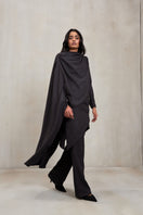 Deme By Gabriella gray co-ord set featuring matching top and pants, stylish and comfortable loungewear ensemble.