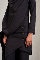 Gray Dawn co-ord set by Deme By Gabriella featuring matching top and pants with a stylish, casual design.