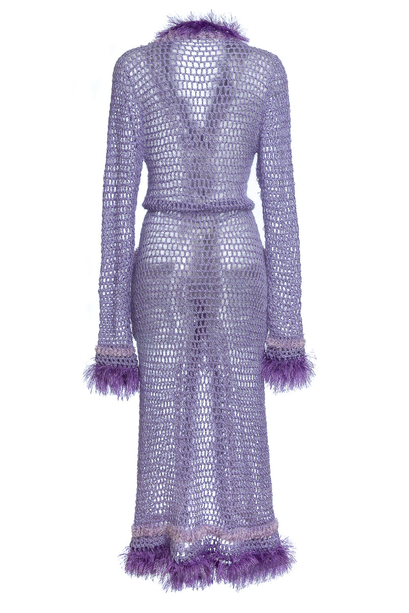 CAMILA HANDMADE KNIT CARDIGAN-DRESS - CULT MIA