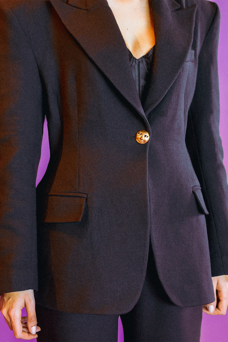 JACQUELINE JACKET IN BLACK BEAN - CULT MIA