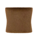 ELENAREVA faux fur corset top with plush texture, form-fitting design, and stylish look, perfect for fashionable winter outfits.