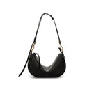 VIKELE STUDIO Denise mini black shoulder bag with sleek design, compact size, and adjustable strap.