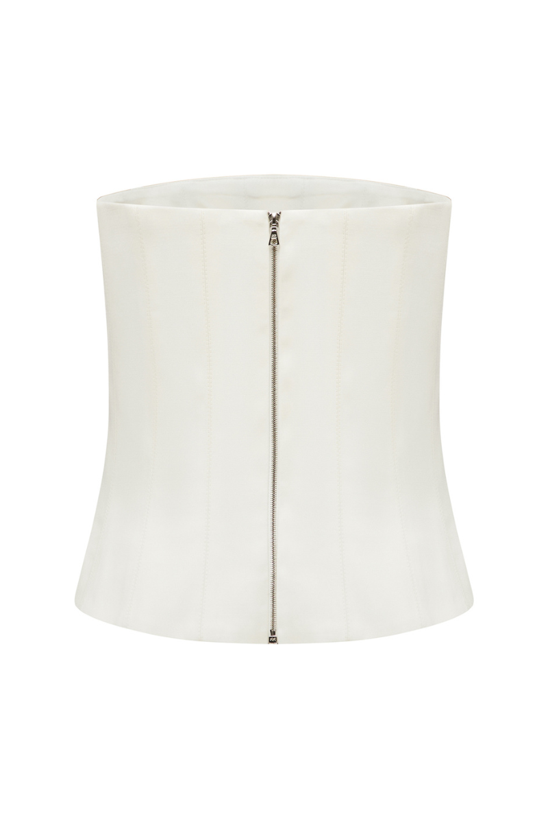 IVORY WOOL CORSET - CULT MIA