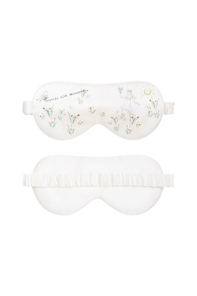Manito Princess Louise silk eye mask with soft fabric and elegant design, perfect for relaxing and sleep.