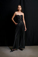 Black Acaria Studio Guru Top featuring a relaxed fit and stylish design, perfect for casual or chic outfits.