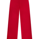 Red women's pants by La Granni, shown with a relaxed fit and stylish design, perfect for casual or chic outfits.