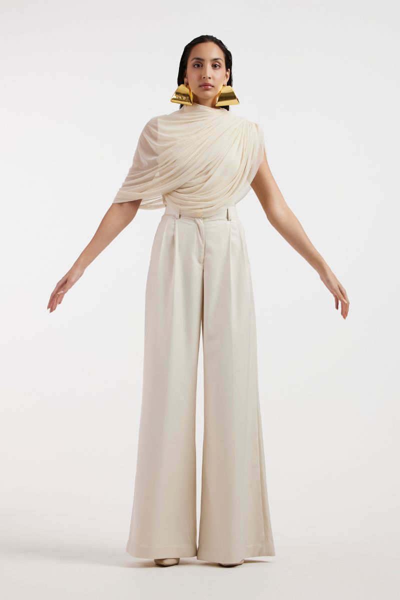 Deme By Gabriella Selene loose fit co-ord set with matching top and wide-leg pants, stylish and comfortable casual wear.