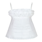 Chictopia ivory top from the Tops collection, featuring a stylish, fitted design with long sleeves and a round neckline.