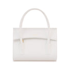 White CELINE mini top handle bag by VIKELE STUDIO with sleek design and compact size, perfect for stylish everyday use.