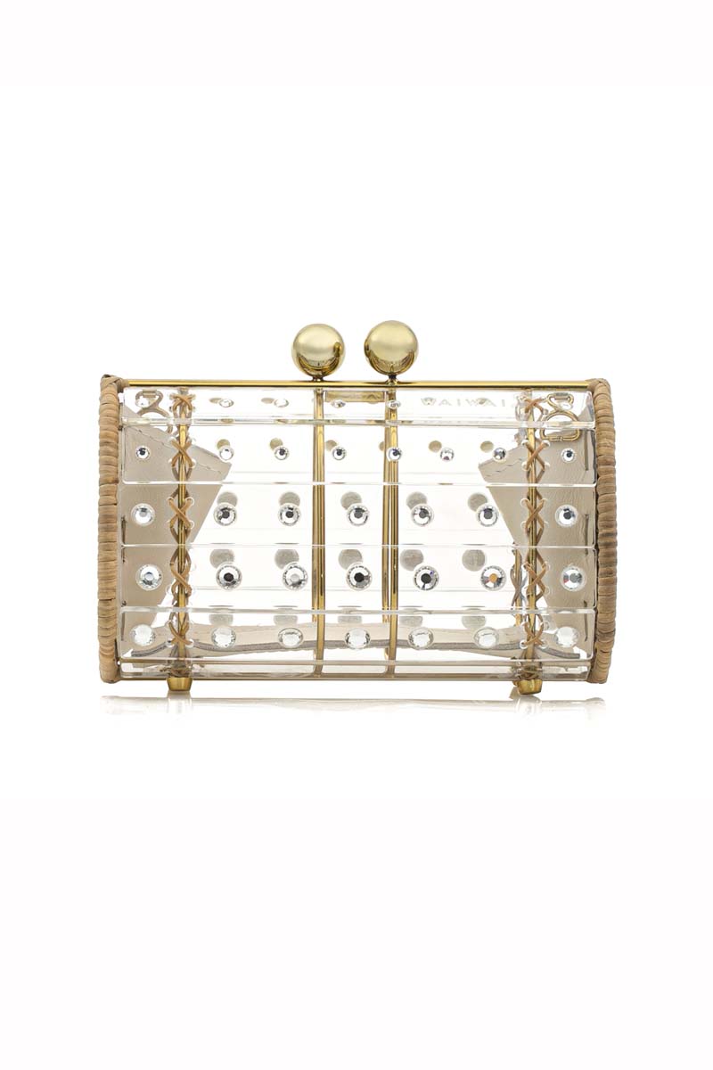 STRASS IN CRYSTAL CLUTCH - CULT MIA