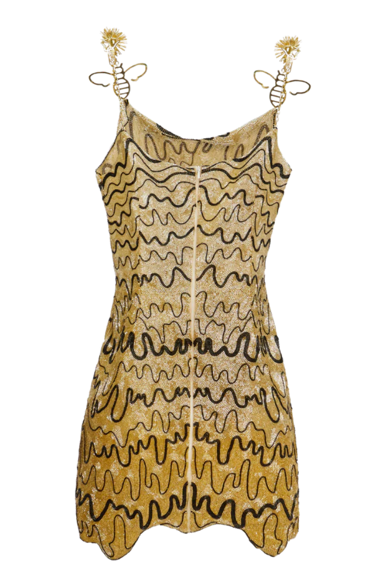 honey mini dress Honey Yellow Mini Dress - US 2