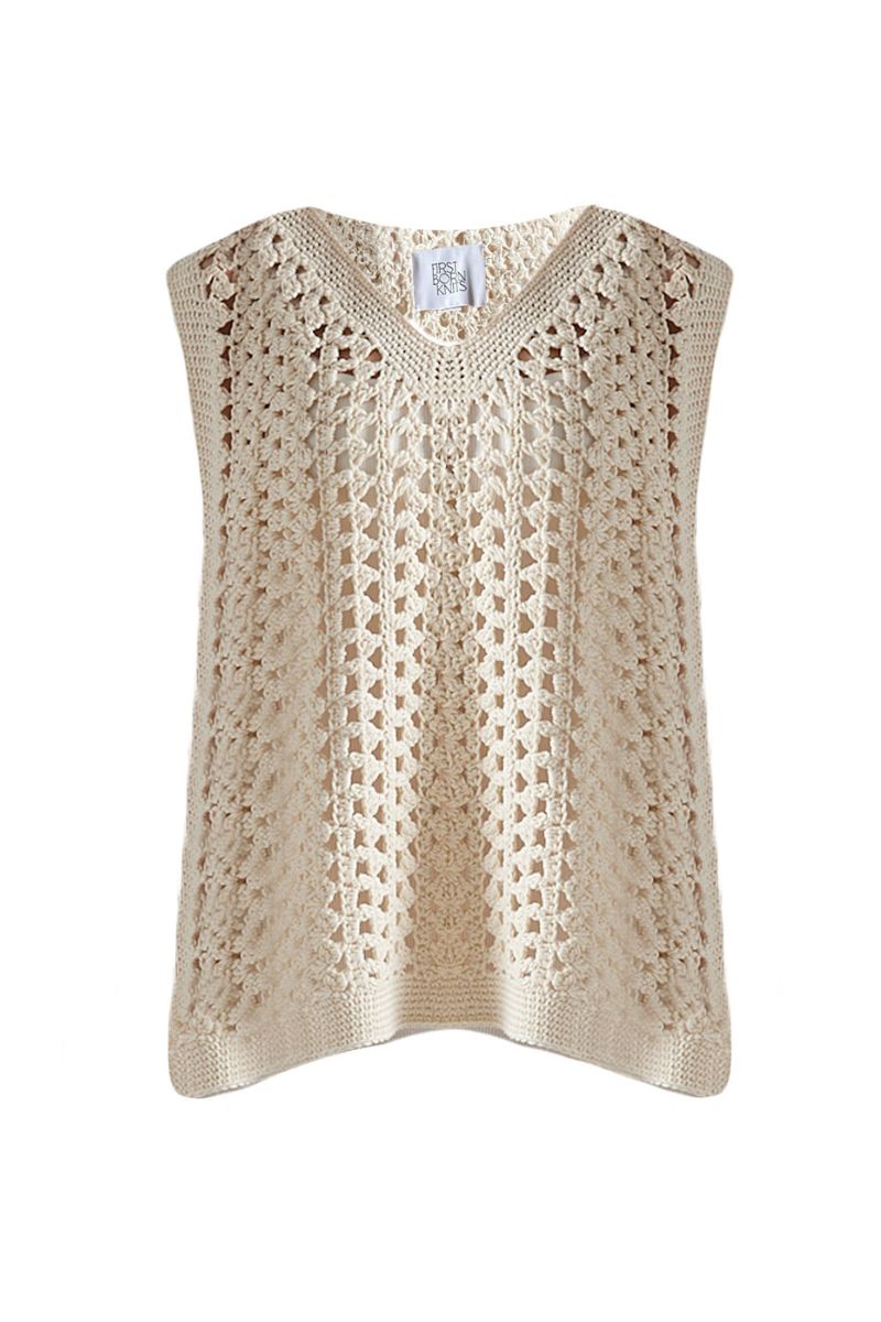 First Born Knits Amelie Knit top in soft fabric, featuring a cozy design and stylish fit, perfect for casual wear.