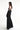 BLACK BODYSUIT GOWN WITH MESH SKIRT - CULT MIA