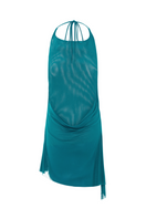 Suncillo Angelica Top, stylish women's sleeveless blouse with flowy fabric and V-neck, displayed on a hanger.