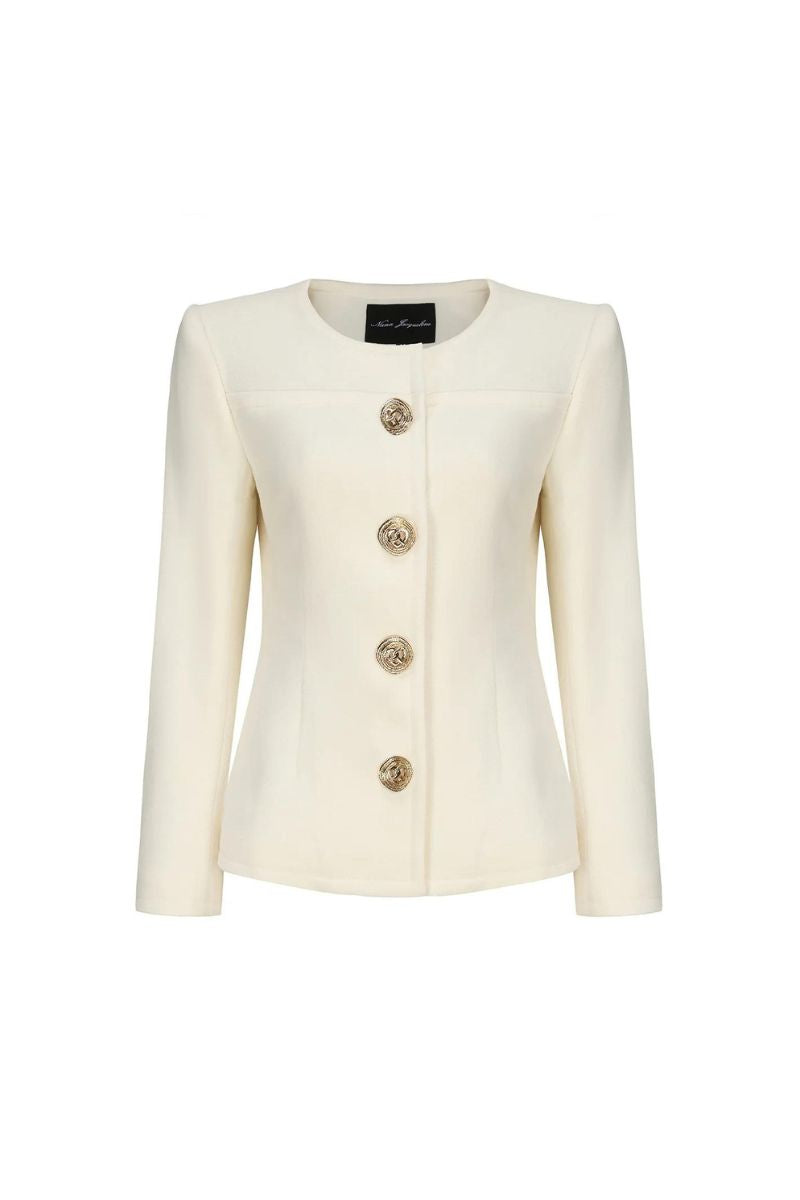 LISETTE WHITE RETRO BLAZER - CULT MIA