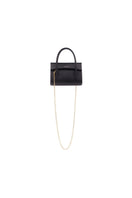 Black CELINE mini top handle bag by VIKELE STUDIO with sleek design and structured silhouette, featuring top handles and minimalist style.