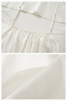 White Little Heart slip dress nightgown by Not Just Pajama, featuring a delicate and comfortable design for sleepwear.